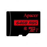 APACER 64GB Micro SDXC Card MicroSDXC UHS-I Class 10 with Adapter