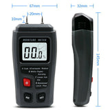 Digital Timber Moisture Meter Damp Humidity Tester LCD Wood Detector Analyzer