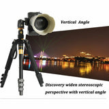 QZSD Q555 Portable Aluminum Digital Camera Tripod Monopod Stand With Ball Head