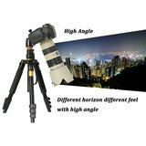 QZSD Q555 Portable Aluminum Digital Camera Tripod Monopod Stand With Ball Head
