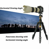 QZSD Q555 Portable Aluminum Digital Camera Tripod Monopod Stand With Ball Head