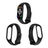 Xiaomi Mi Band 7 Silicone Bracelet Strap Wrist Band Replacement Black