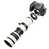 420‑800mm F8.3 Telephoto Zoom Lens Telescope for Canon EF-S Mount Camera+T2Mount