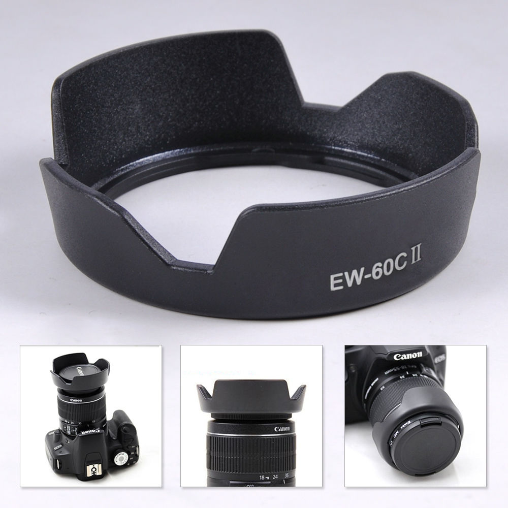 EW-60C II Flower Lens Hood for Canon EF-S 18-55mm IS USM