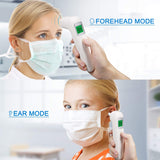 Non-Contact IR Infrared Thermometer Forehead / Ear Temperature Measure Tool