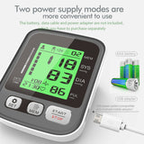 Digital Sphygmomanometer Upper Arm Blood Pressure Monitor Heart Beat Meter