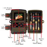 1080P HD Infrared Night Vision Wildlife Scouting Hunting Trail Camera PR800