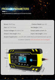 Car Battery Charger 12/24V 8A Touch Screen Pulse Repair LCD Battery Charger
