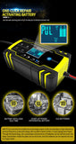 Car Battery Charger 12/24V 8A Touch Screen Pulse Repair LCD Battery Charger