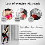 Resistance Loop Bands Set Strength Fitness Gym Exercise Yoga Workout Pull Up