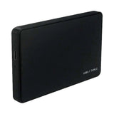 Shuole 2.5 inch USB 3.1 SATA HDD SSD Type-C External Hard Drive Enclosure Black