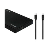 Shuole 2.5 inch USB 3.1 SATA HDD SSD Type-C External Hard Drive Enclosure Black