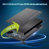 USB 3.0 SATA External 2.5" inch HDD SSD Hard Drive Enclosure Disk Case Black