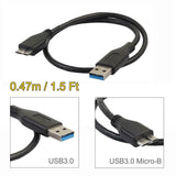 USB 3.0 SATA External 2.5" inch HDD SSD Hard Drive Enclosure Disk Case Black