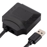 USB 3.0 to SATA 2.5"/3.5'' HDD SSD Hard Drive Disk Converter Cable Power Adapter