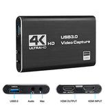 Video Capture Card 4K 60Hz HDMI to USB 3.0 for PS4 Xbox Game Recording etc