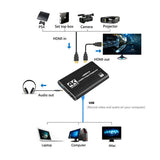 Video Capture Card 4K 60Hz HDMI to USB 3.0 for PS4 Xbox Game Recording etc