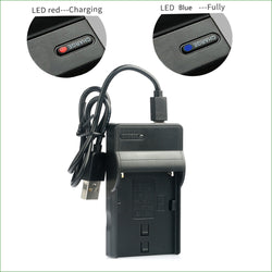 Slim USB to USB-C Battery Charger for JVC BN-VG107U BN-VG114U etc