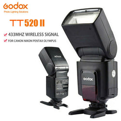 Godox TT520II Flash Light Speedlite For Canon Nikon Pentax Olympus Fujifilm etc