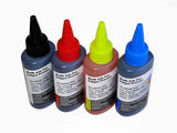 HP Compatible Dye Refill Ink 100ml x 4 Bottles