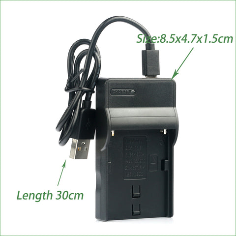 Dot.Foto USB Charger For Panasonic DMW-BCG10 / DMW-BCG10E – Fits DMC-TZ6, TZ7, TZ8, TZ9, TZ10, TZ20
