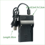 Slim USB to USB-C Battery Charger for SONY NP-FM50 FM500H etc