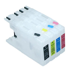 Refillable Ink Cartridges 4 Brother LC73 LC77XL