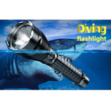 Scube Diving Flashlight P70 LED Light Waterproof Underwater Outdoor-Dive Torch