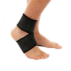 Elastic Compression Brace Bandage Support Adjustable Strap Ankle Foot Gym etc