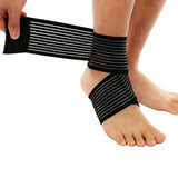 Elastic Compression Brace Bandage Support Adjustable Strap Ankle Foot Gym etc