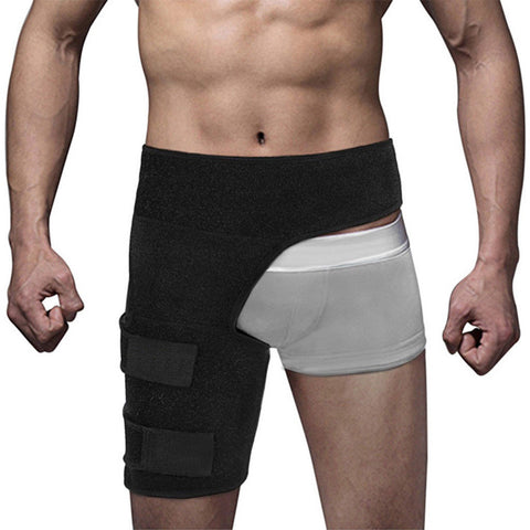 Groin Thigh Support Brace Wrap Pain Relief Hip Leg Compression Hamstri –  LQTech