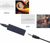Ground Loop Noise Isolator Filter + 3.5mm AUX Cable For Home Car Stereo Audio