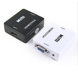 HDMI to VGA Converter With Audio 1080P Adapter Connector Black