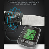 Digital Sphygmomanometer Upper Arm Blood Pressure Monitor Heart Beat Meter
