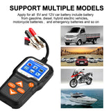KONNWEI KW650 Battery Tester 12V 6V Car Motorcycle Battery System Analyzer