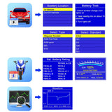 KONNWEI KW650 Battery Tester 12V 6V Car Motorcycle Battery System Analyzer