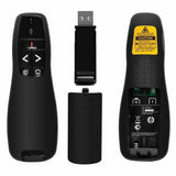 Wireless Presenter Laser Pointer Pen PPT Powerpoint Remote Control Presentation