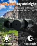 HD Binocular Infrared IR Night-Vision Goggles Binocular Hunting Scope NV2000