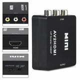 Composite AV CVBS 3RCA to HDMI Video Converter Adapter