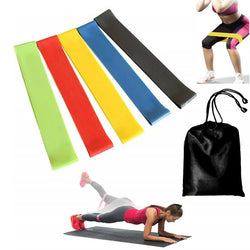 Resistance Loop Bands Set Strength Fitness Gym Exercise Yoga Workout Pull Up