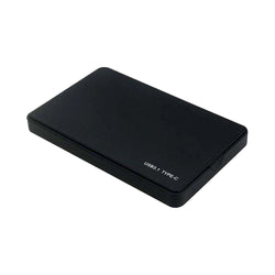 Shuole 2.5 inch USB 3.1 SATA HDD SSD Type-C External Hard Drive Enclosure Black