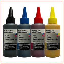 Epson Compatible Sublimation Refill Ink 100ml x 4 Bottles
