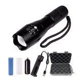 Cree XML T6 LED Zoomable Flashlight Torch Light + 18650 Battery