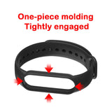 Xiaomi Mi Band 5/6 Silicone Bracelet Strap Wrist Band Replacement Black