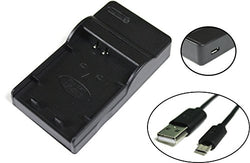 Slim USB Battery Charger 4 OLYMPUS PS-BLS1 PS-BLS5 etc