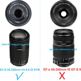 ET-63 Bayonet Lens Hood for Canon EF-S 55-250mm f/4-5.6 IS STM