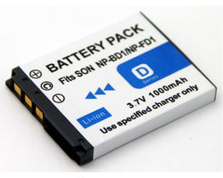 Battery NP-BD1 NP-FD1 for SONY Camera